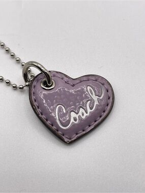 Coach Lavender Patent Leather Poppy Bag Charm
